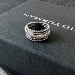 💎David💎Yurman Crossover Ring Size 8. 