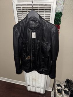 John Varvatos Leather Jacket 