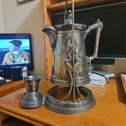 Roger's Smith & Co. Stainless Steel Water Pitcher Vintage