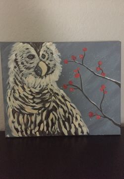 Owl painting
