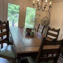 Solid Wood Custom Made Dining Table