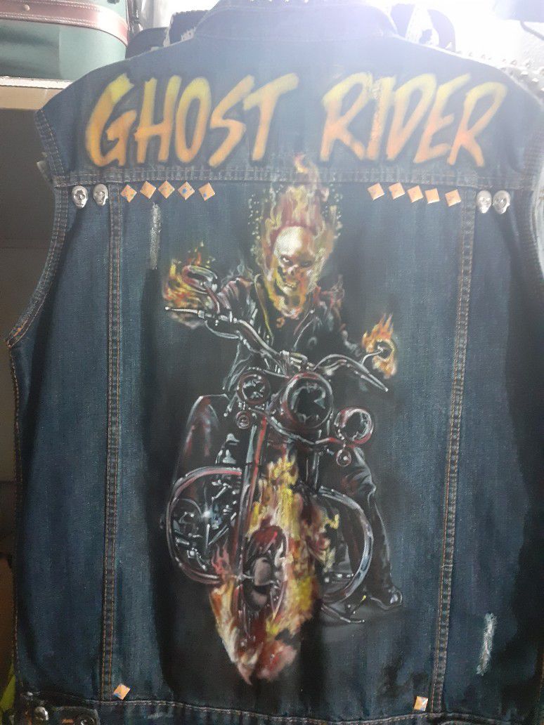 Custom Made Ghost Rider Vest
