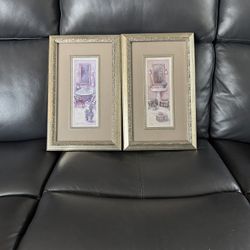 C Winterle Olson 2 Elegant Framed Bathroom Art Set