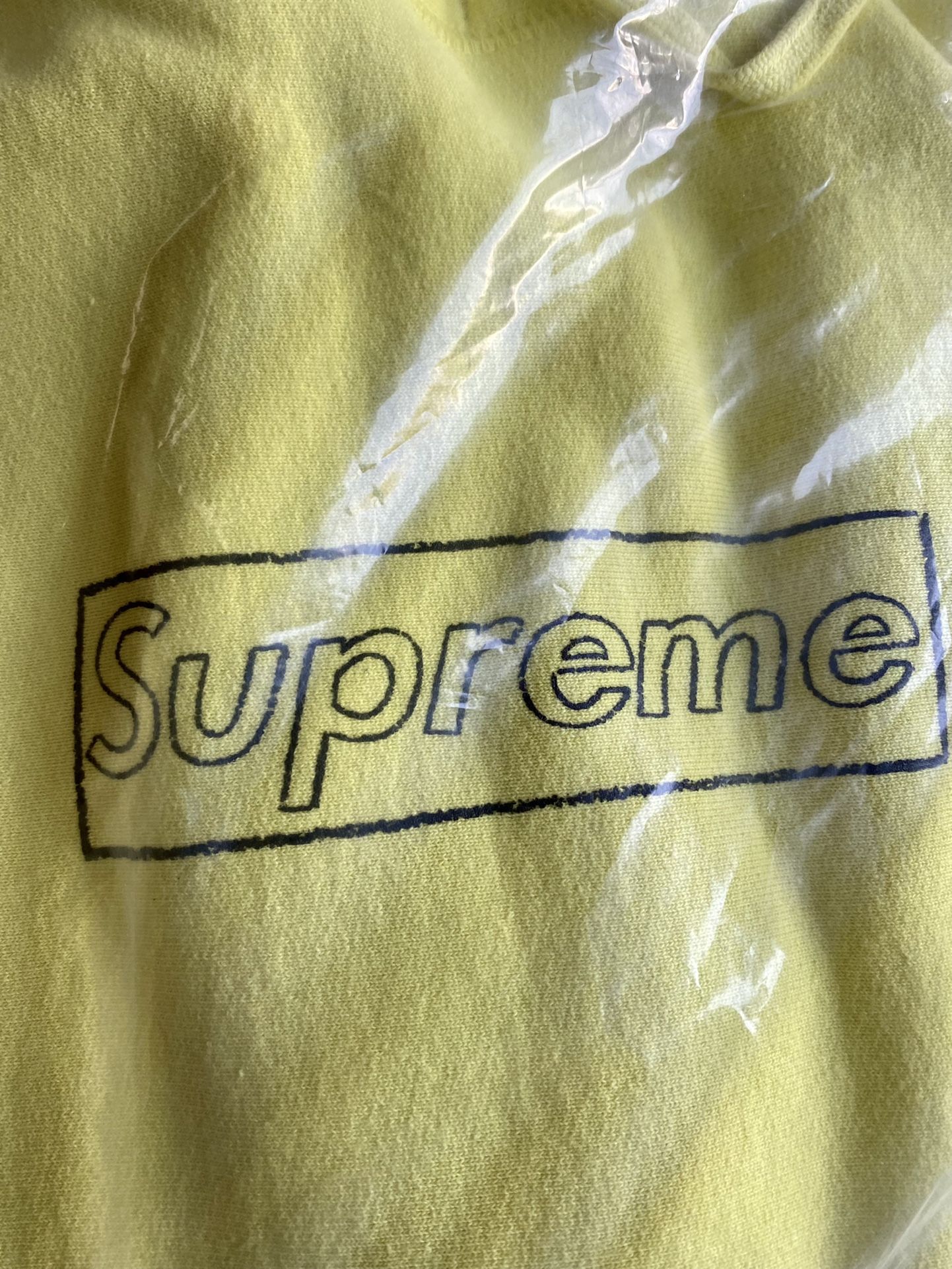 Supreme x Kaws Yellow Hoodie - Medium - $200