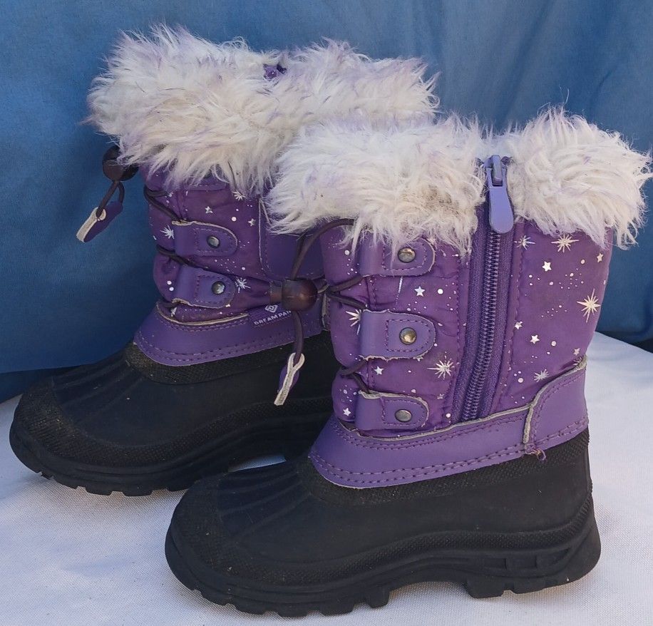 Dream Pairs Girls Waterproof Snow Boots Size 9 $12