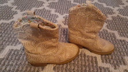 Little Girl's Cowgirl Boots- size 10