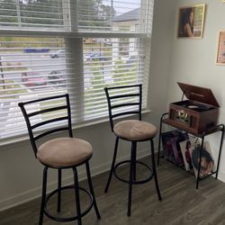 Set Of Two Bar Stools 