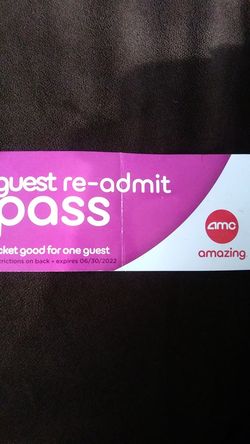 Amc movie ticket