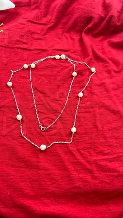 Perlas  cadena 925