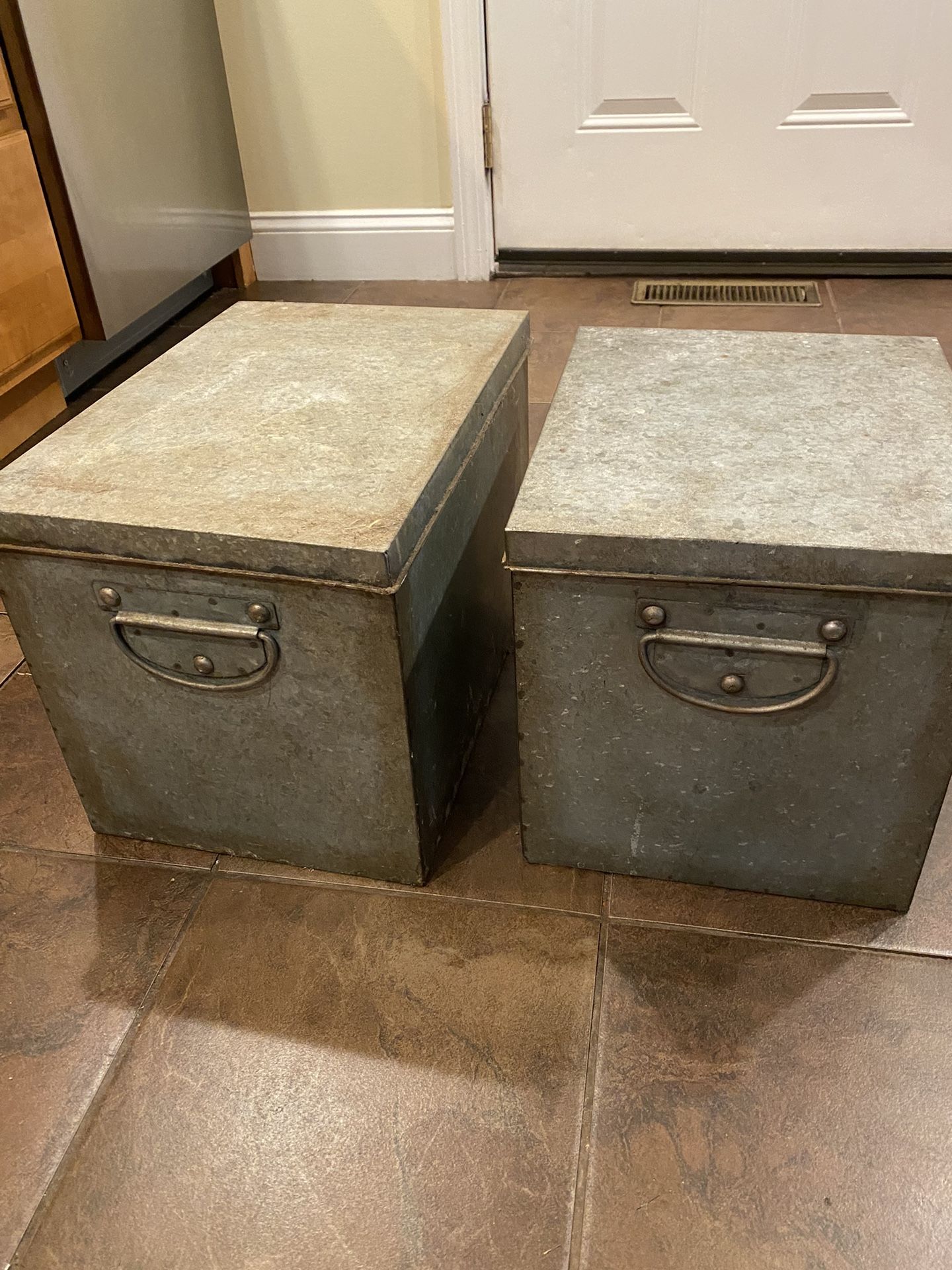Large Galvanized Storage Bins Hobby Lobby 
