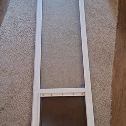 PetSafe White Aluminum Large Dog/Cat Door for Sliding door