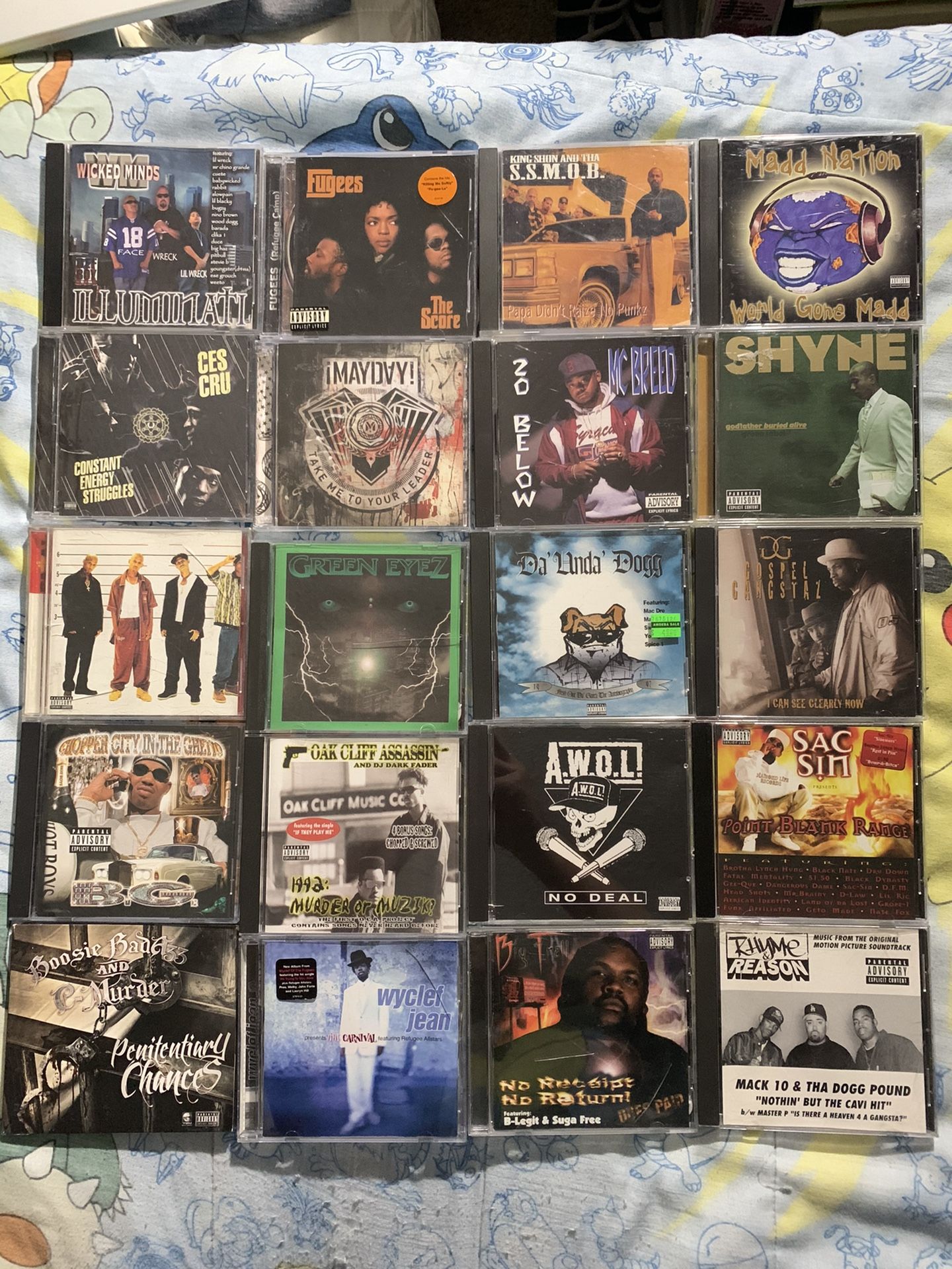 Hip Hop Gangsta Rap G Funk Rnb Rock Cds Music