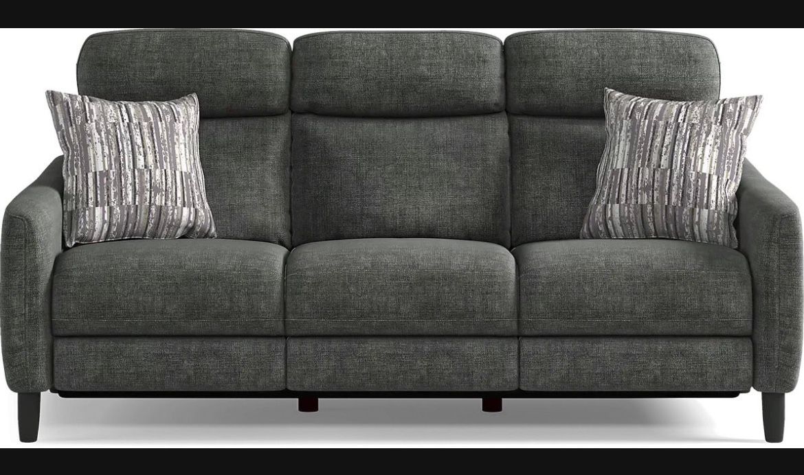 Symmetry fabric power reclining cheap sofa