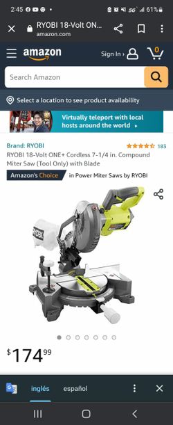 compound miter saw
