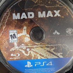 Mad Max For Ps4