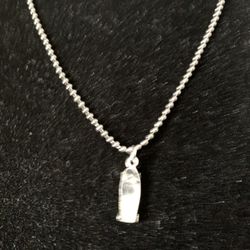 Skateboarder Necklace 