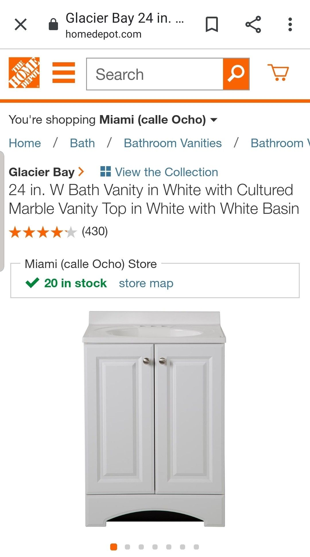 BRAND NEW 24inch vanity combo