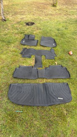2024 Kia Telluride weather tech kit. Pilot center seat center version.