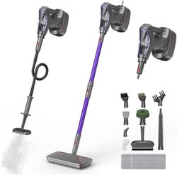 Steam Mop for Floor Cleaning - 29 in 1 Heavy Duty Powerful Handheld Steam Cleaner Auto & Manual Steam for Hardwood Tile Laminate Marble Grout Kitchen