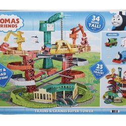 Thomas & Friends Trains & Cranes Super Tower Motorized Toy Train Playset
