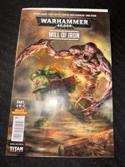 Titan Comics Warhammer 40K Will of Iron Part 4/4 Magazine Ultramarines 1st F / VF
