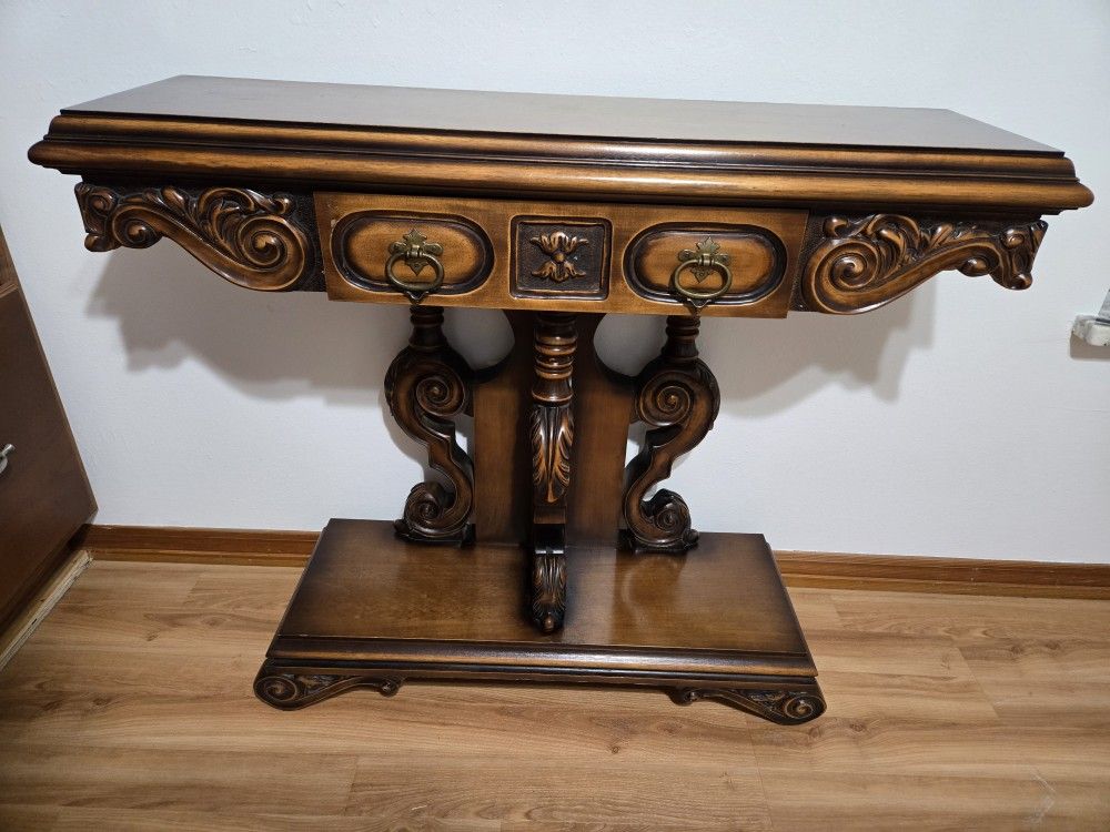 Entryway Table, Italian Solid Wood