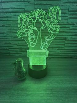 ✨Mario and Luigi 3D LED Lamp | Custom Room Decor & Perfect for a Gift 🎁