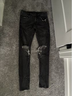 Purple jeans