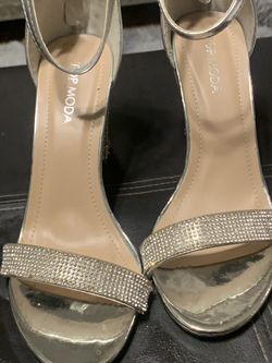 Silver Diamond Heels 