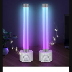 Led Bluetooth SpeakerLight Up Bluetooth Speaker,Portable Bluetooth Speaker with Lights,Color ChangingSpeaker with Playing Music,Suitable for Desktop