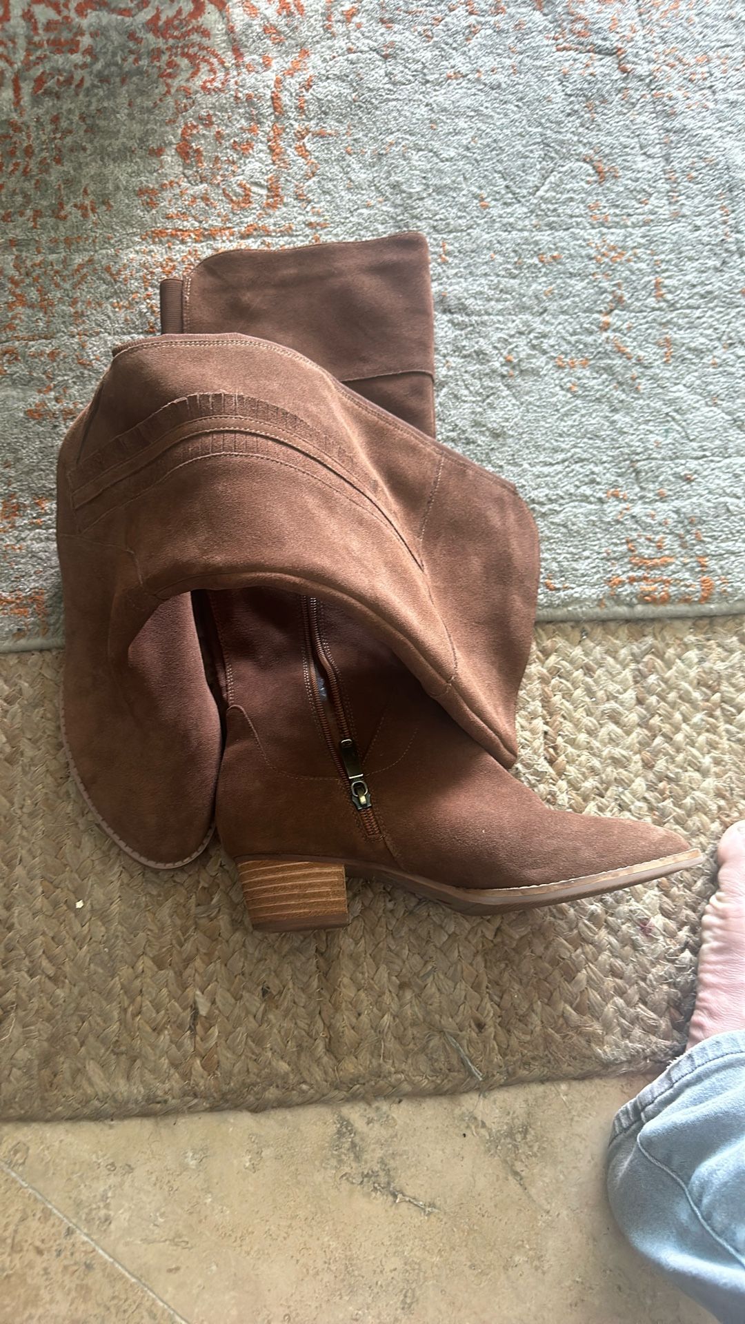 Blondo Nestle Fringe Knee‑High Boot