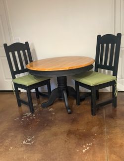Dining Table Set With Two Chairs