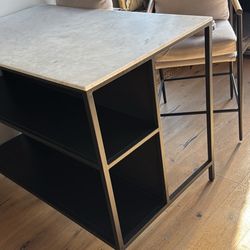 Pottery Barn Marble Top island 