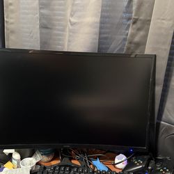 Samsung monitor/ red dragon keyboard and mouse