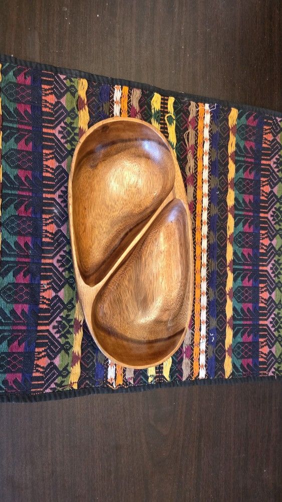 MCM Wooden Dish And Catch All