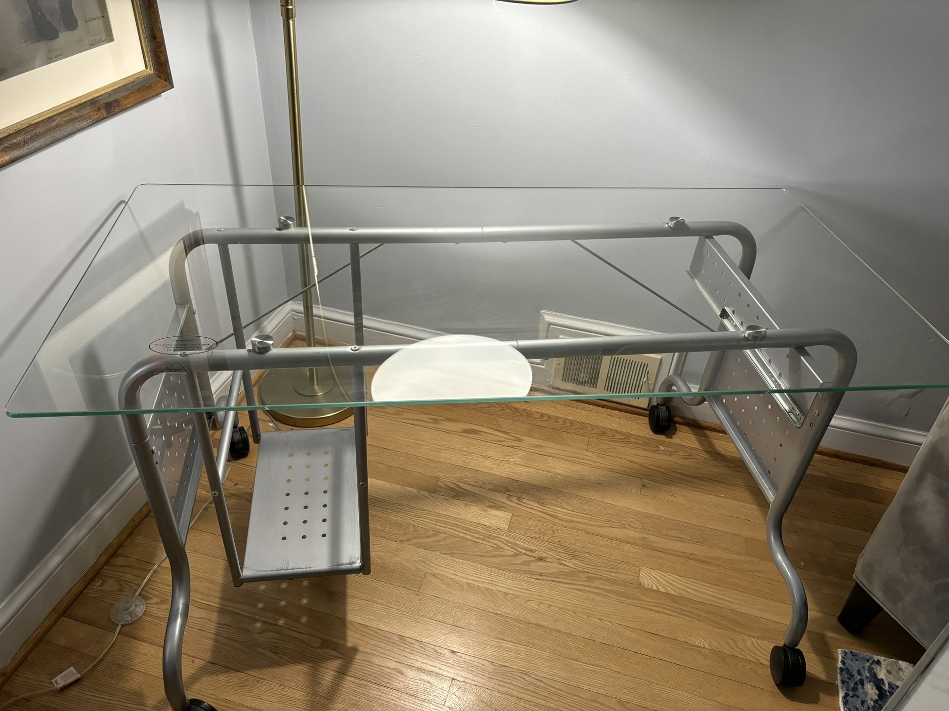 Glass Computer Desk 56 X 28