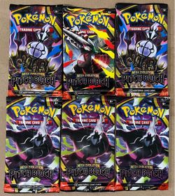 Pokémon Pitch Black Booster Packs x6