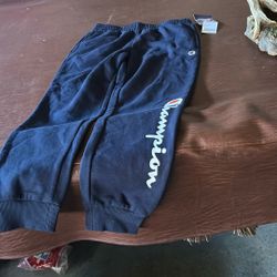 Blue sweatpants champion