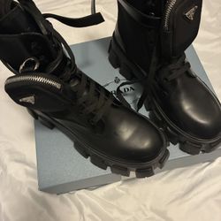 Prada Monolith Brushed Leather 