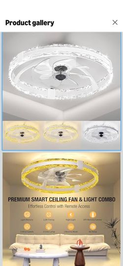 25 inch ceiling fan with light new in box pick up in pomona $40
