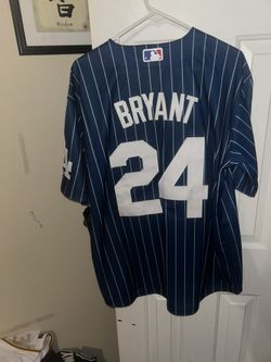Nike Los Angeles Dodgers Kobe Bryant blue pinstripe jersey size L