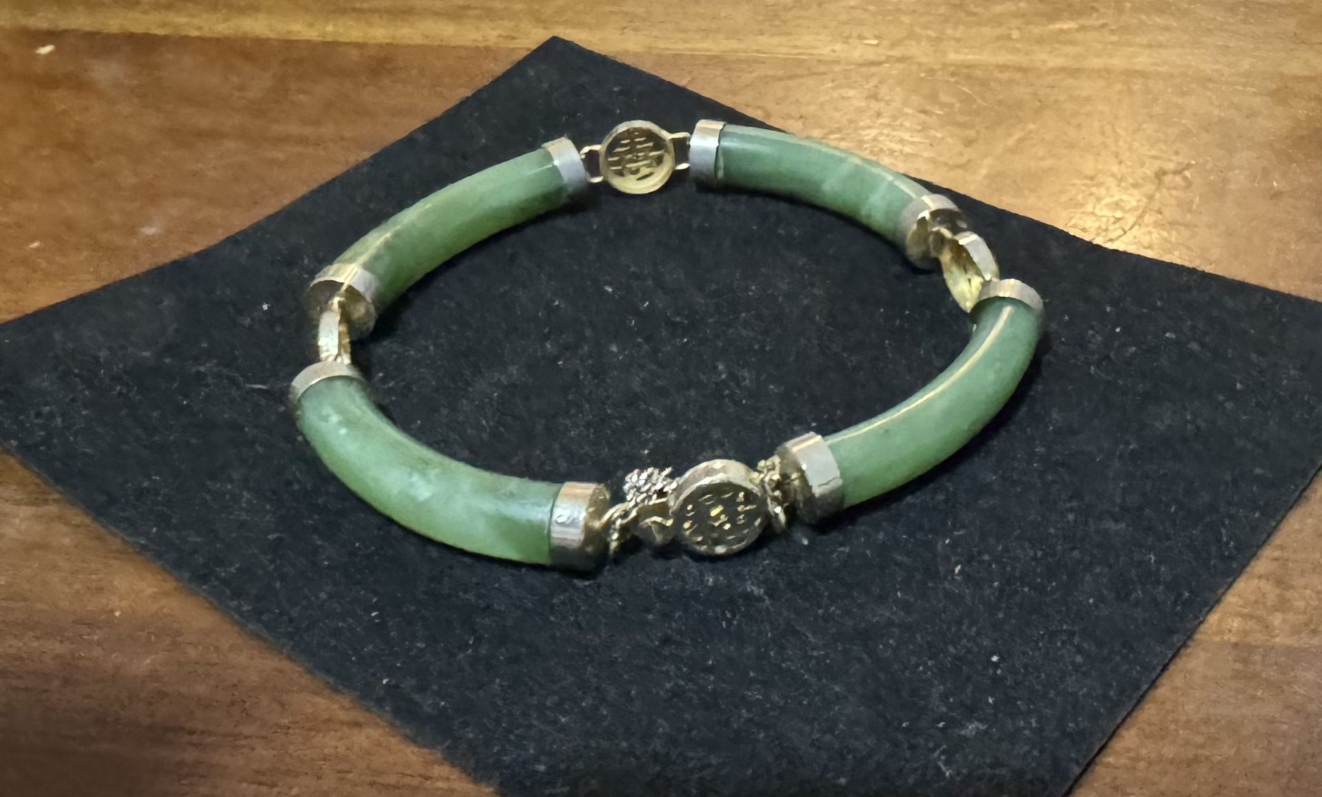 Jade Bracelet 18k Plated
