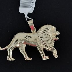 14kt Lion Pendant 