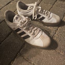 Adidas White/Black Stripe