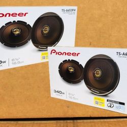 Pioneer Car Speakers 2 Sets 6.5" 2-Way Coaxial Speaker System 680 Watts Package TS-A653FH 🚨 Payment Options Available 🚨 No Credit Needed 🚨 