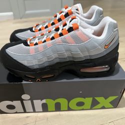 Nike Air Max 95 Big Bubble Bright Mandarin Size 9