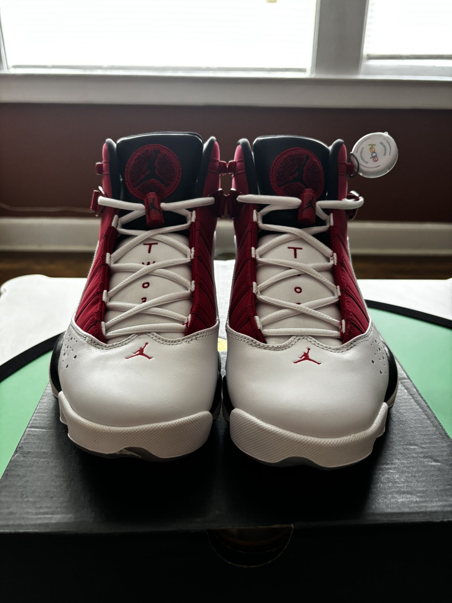 Air Jordan 6 Rings “White Carmine” Size 10.5
