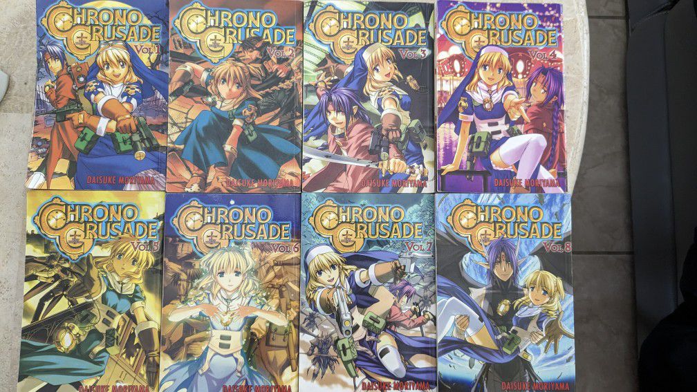 Chrono Crusade Volumes 1-8 (Complete Set)