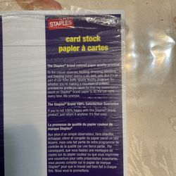 Colored Stock Paper