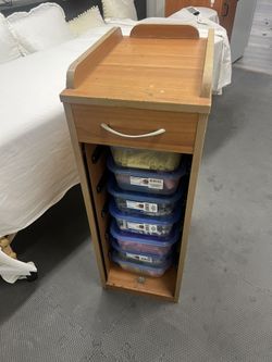 Salon stroller cabinet